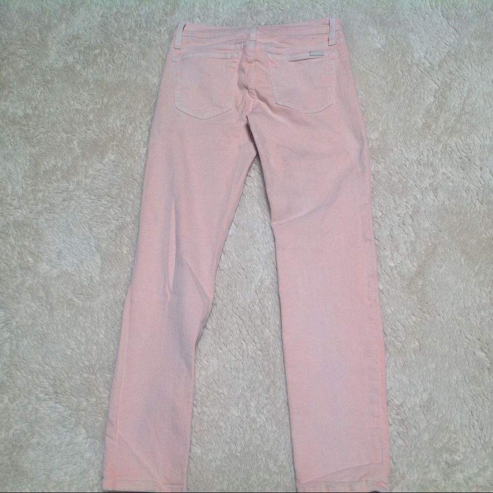 JOE'S JEANS sz 26 fade Pink/ orange color skinny